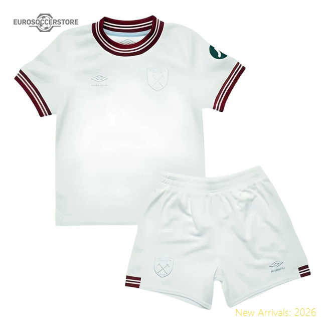 2023-2024 West Ham Away Infant Mini Kit-Vantage Point Soccer
