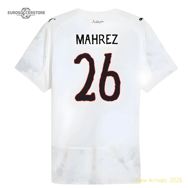 2025-2026 KIDSUPER x Manchester City CWC Authentic Shirt (White) (Mahrez 26)-Football Jersey Hub