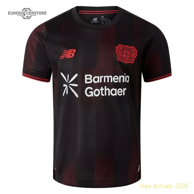 2025-2026 Bayer Leverkusen Home Shirt (Kids) (Tapsoba 12)-PitchVibe Kits