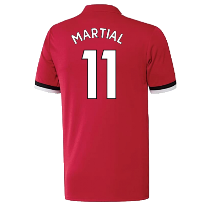 Manchester United 2017-18 Home Shirt ((Excellent) 4-5 Year) (Martial 11)-Football Jersey Hub