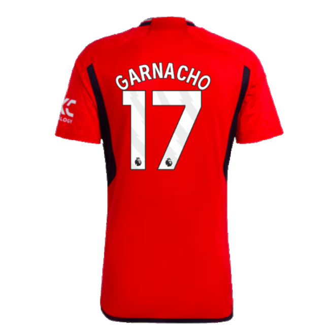 2023-2024 Man Utd Home Shirt (Garnacho 17)-Football Jersey Hub