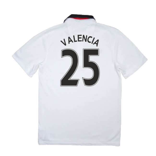 Manchester United 2014-15 Away Shirt (Very Good) (Valencia 25)-Football Jersey Hub