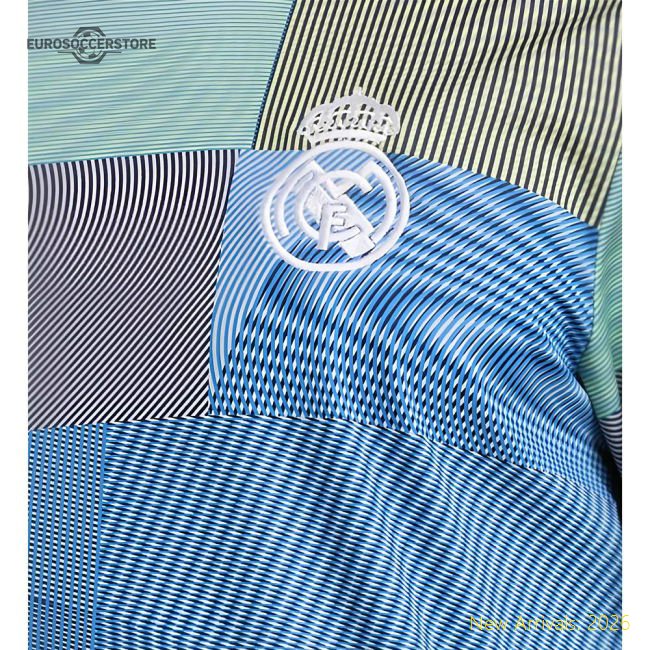 2025-2026 Real Madrid Pre-Match Shirt (Blue)-BuySoccerJersey Hub