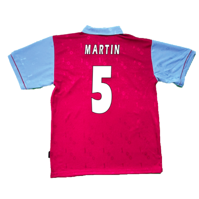 1995-1996 West Ham Centenary Pony Home Shirt (Martin 5)-Vantage Point Soccer