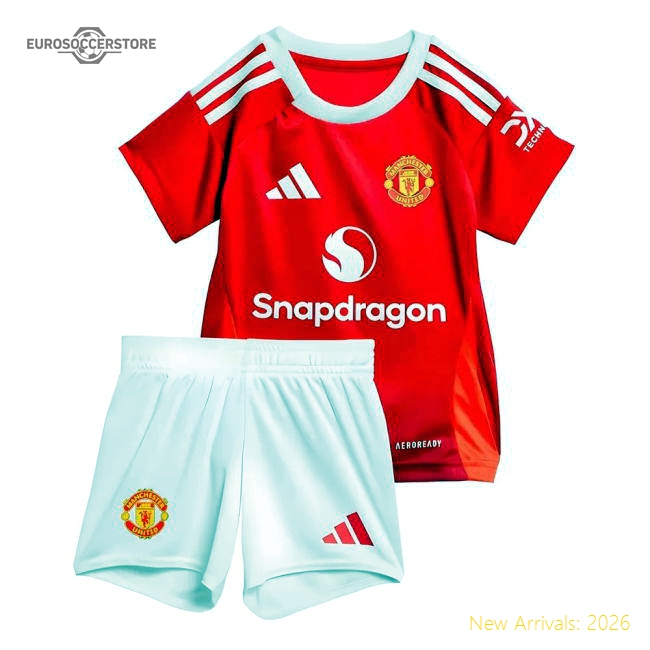 2024-2025 Man Utd Home Baby Kit (Your Name)-Football Jersey Hub