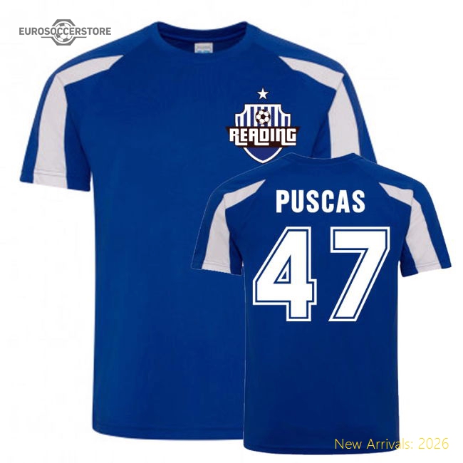 George Puscas Reading Sports Training Jersey (Blue)-Vantage Point Soccer