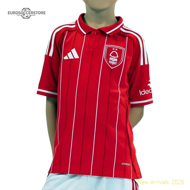2025-2026 Nottingham Forest Home Shirt (Kids)-Vantage Point Soccer