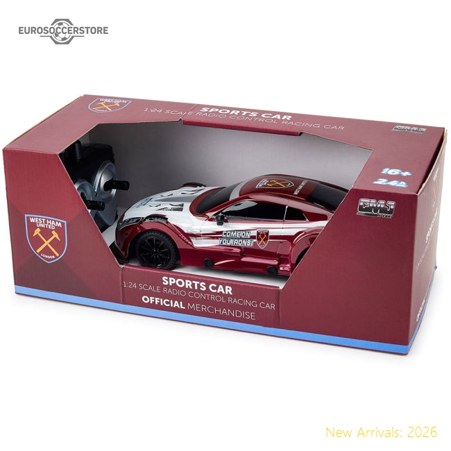 West Ham United FC Radio Control Sportscar 1:24 Scale-Vantage Point Soccer