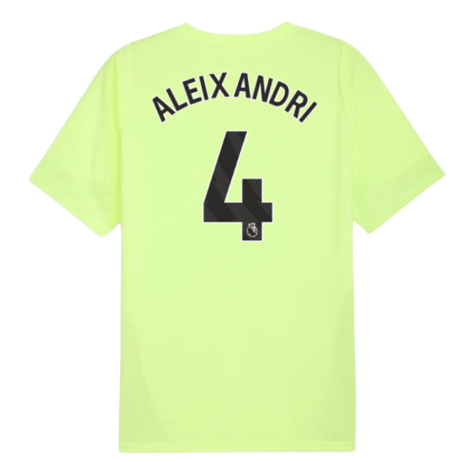 2025-2026 Man City Training Jersey (Fizzy Apple) (Aleixandri 4)-Football Shirts Shop