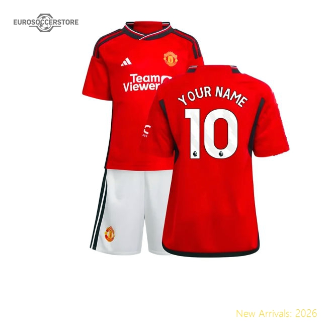 2023-2024 Man Utd Home Mini Kit (Your Name)-Football Jersey Hub
