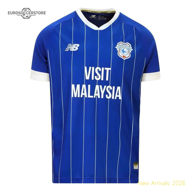 2025-2026 Cardiff City Home Shirt-Vantage Point Soccer