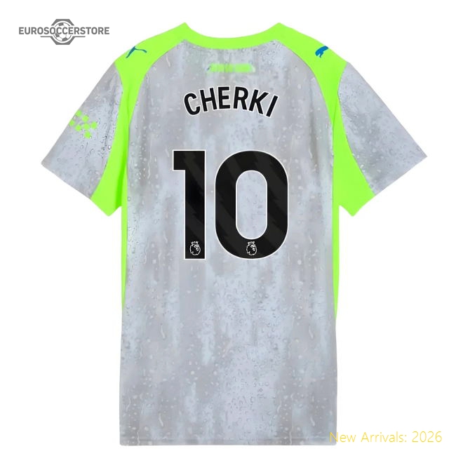 2025-2026 Man City Third Shirt (Womens) (Cherki 10)-Football Jersey Hub