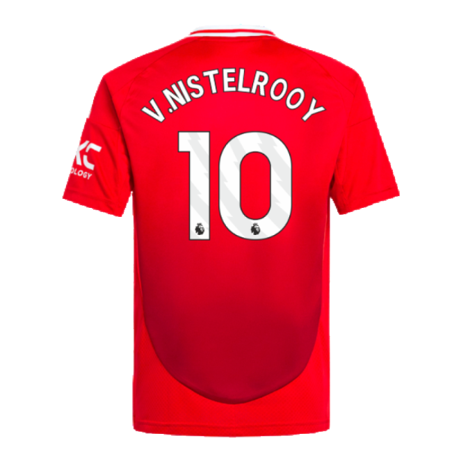 2024-2025 Man Utd Home Shirt (Kids) (V.Nistelrooy 10)-Football Jersey Hub