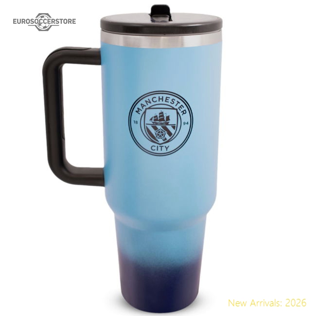 Manchester City FC 40oz Tumbler-Football Shirts Shop