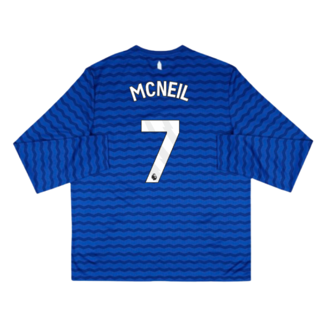 2025-2026 Everton Home Long Sleeve Shirt (McNeil 7)-Football Jersey Hub
