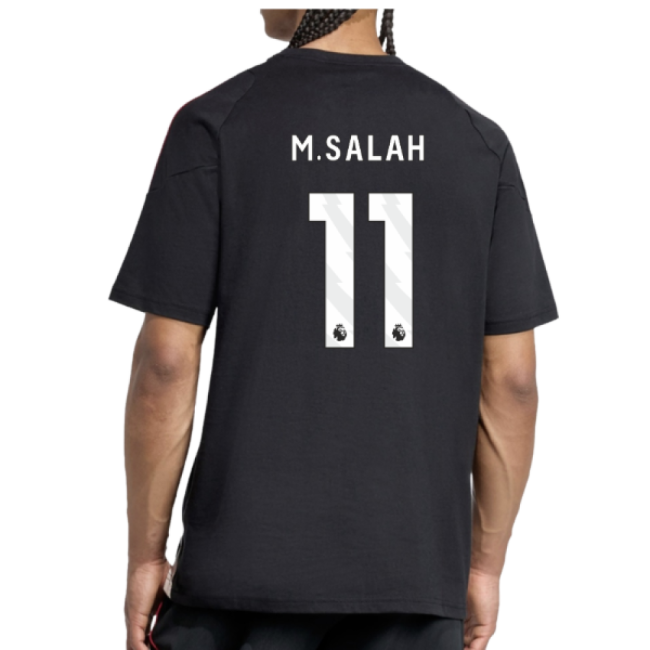 2025-2026 Liverpool Training Tee (Black) (M.Salah 11)-PitchVibe Kits