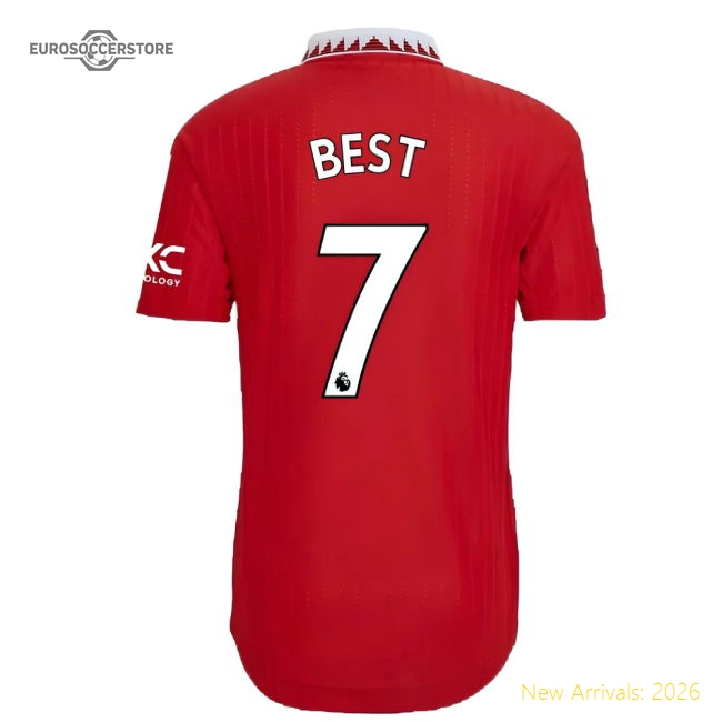 2022-2023 Man Utd Authentic Home Shirt (BEST 7)-Football Jersey Hub