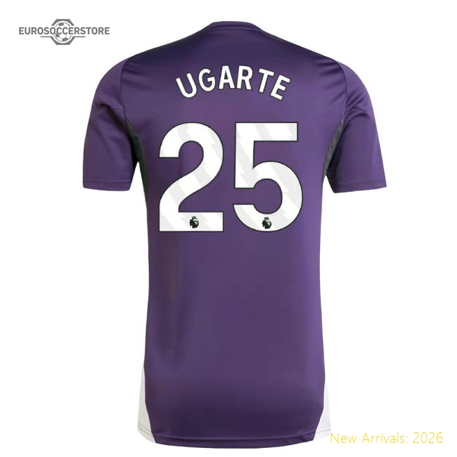 2025-2026 Man Utd Training Jersey (Aurora Plum) (Ugarte 25)-Football Jersey Hub