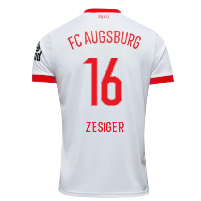 2025-2026 FC Augsburg Home Shirt (Zesiger 16)-ly44