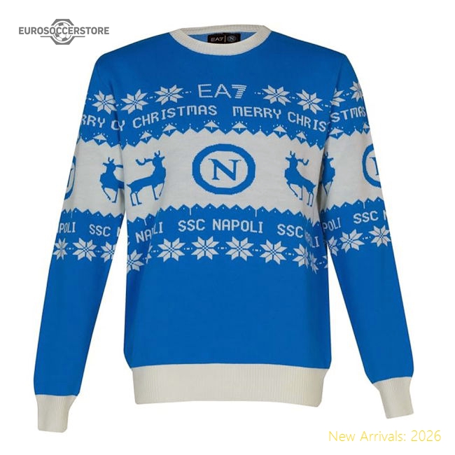Napoli Christmas Jumper-Vantage Point Soccer