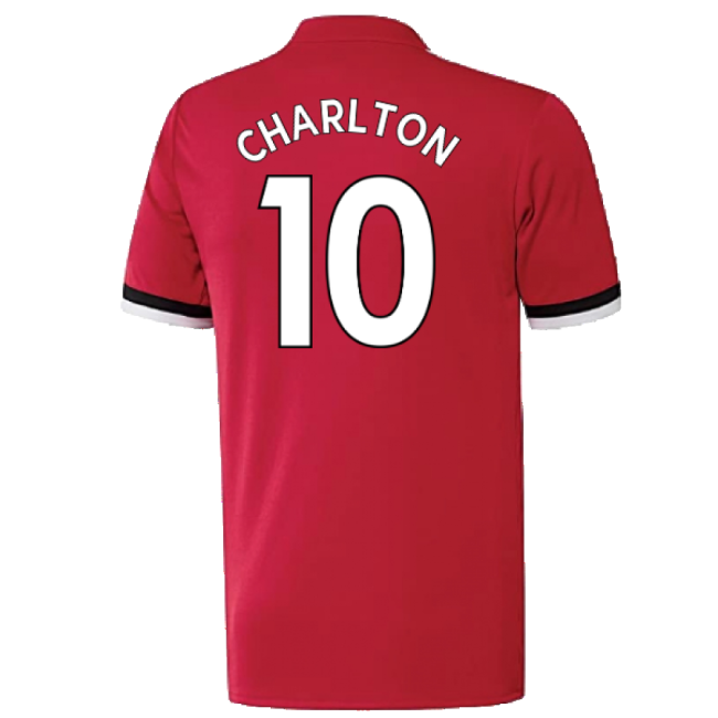 Manchester United 2017-18 Home Shirt ((Excellent) 4-5 Year) (Charlton 10)-Football Jersey Hub