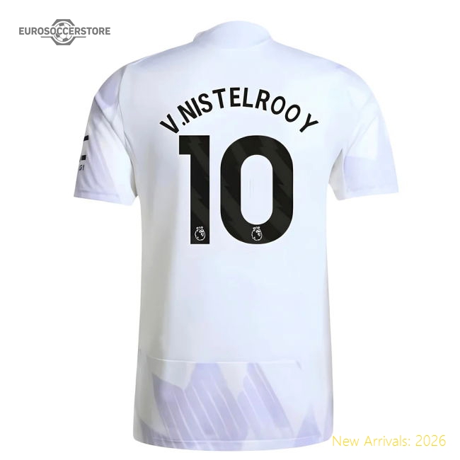 2025-2026 Man Utd Authentic Away Shirt (V.Nistelrooy 10)-Football Jersey Hub