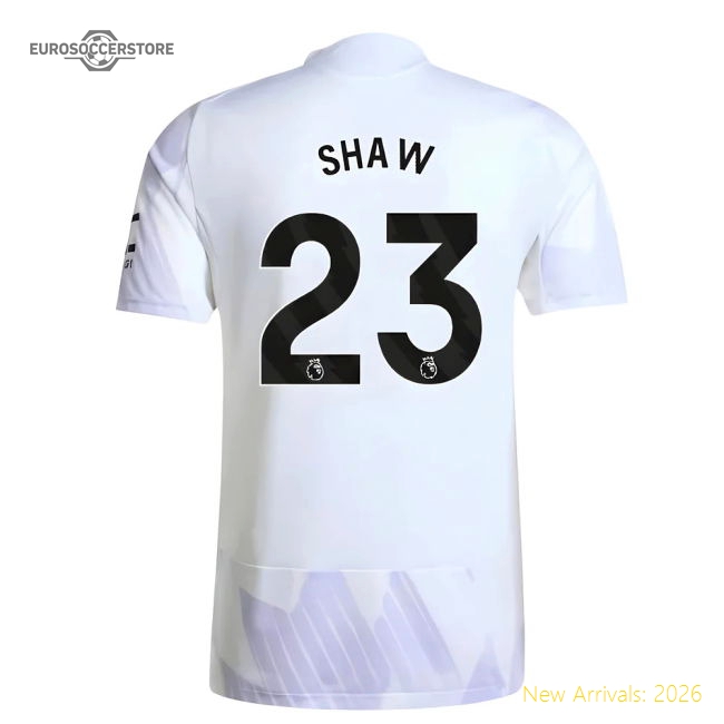 2025-2026 Man Utd Authentic Away Shirt (Shaw 23)-Football Jersey Hub