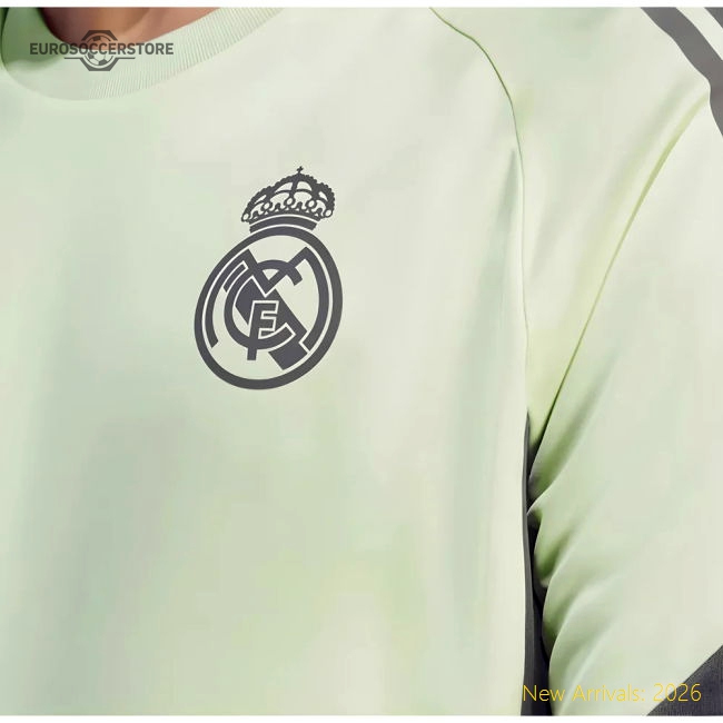 2025-2026 Real Madrid Training Jersey (Almost Lime)-BuySoccerJersey Hub
