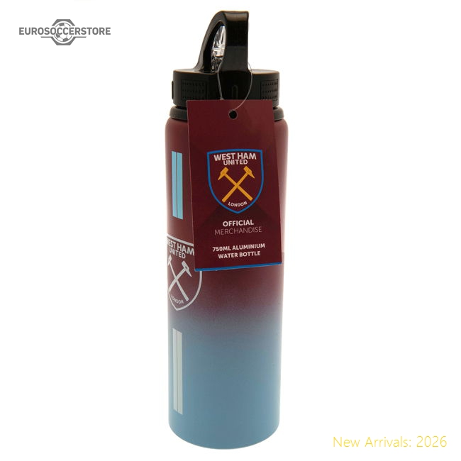 West Ham United FC Aluminium Drinks Bottle ST-Vantage Point Soccer