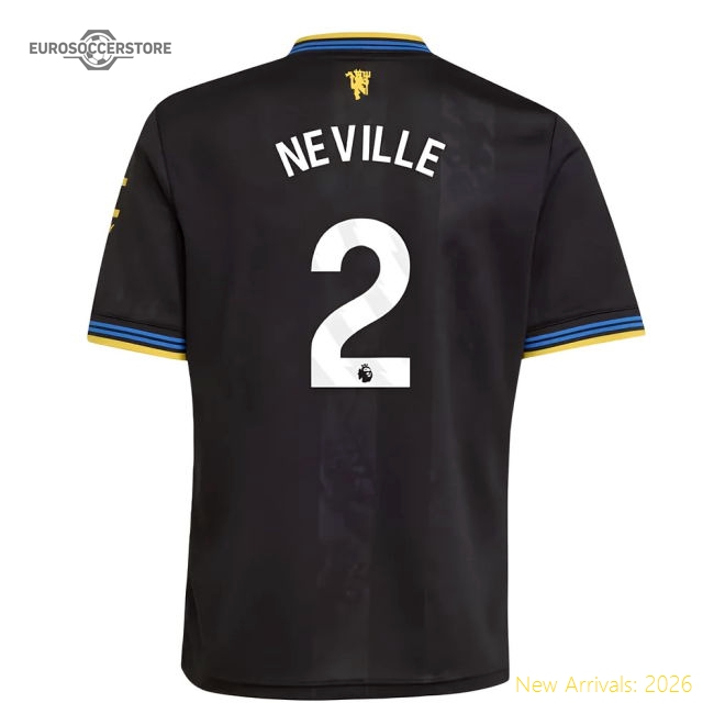 2025-2026 Man Utd Third Shirt (Kids) (Neville 2)-Football Jersey Hub