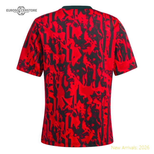 2023-2024 Man Utd Pre-Match Shirt (Red) - Kids-Football Jersey Hub