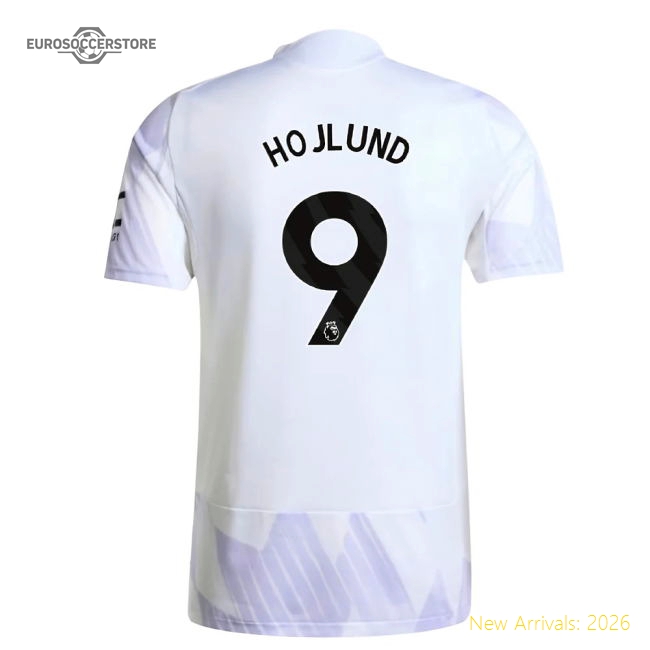 2025-2026 Man Utd Authentic Away Shirt (Hojlund 9)-Football Jersey Hub