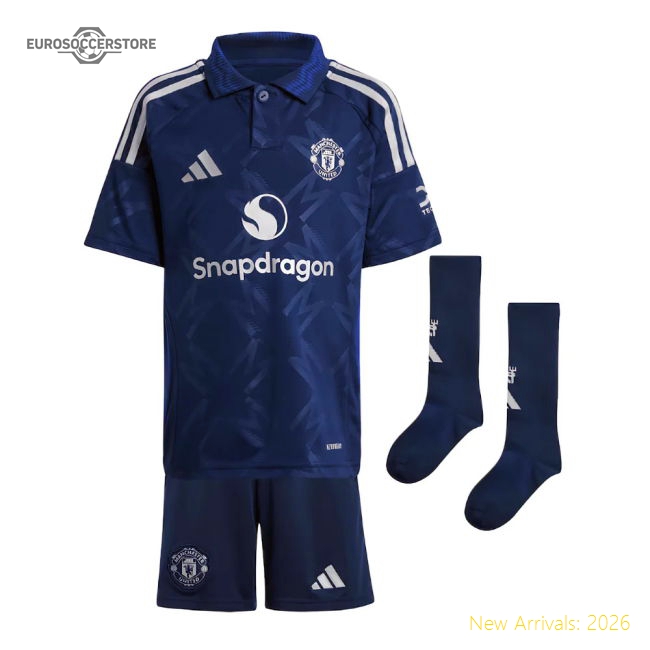 2024-2025 Man Utd Away Mini Kit (Garnacho 17)-Football Jersey Hub