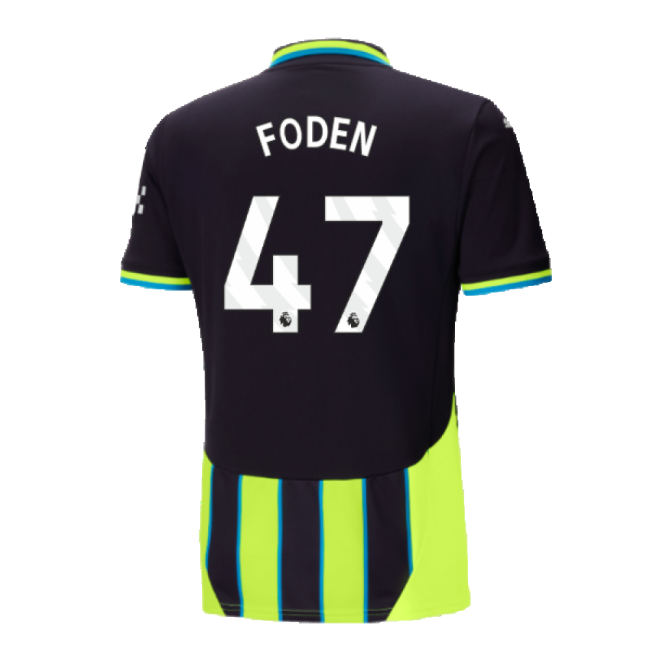 2024-2025 Man City Away Shirt (Foden 47)-Football Jersey Hub