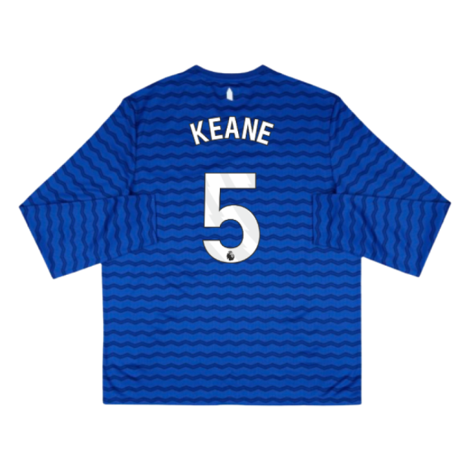 2025-2026 Everton Home Long Sleeve Shirt (Keane 5)-Football Jersey Hub