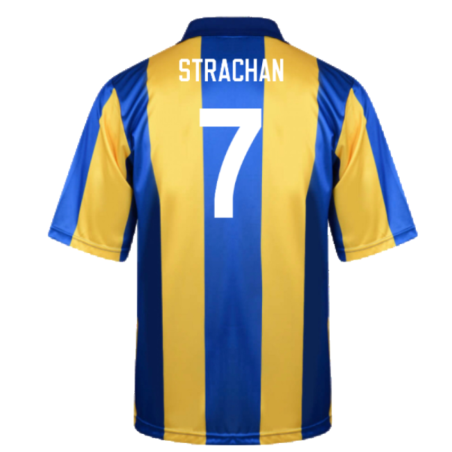 Leeds United (Xl) (Very Good) (Strachan 1993-1994 Away Kit Shirt Fan Match-PitchVibe Kits