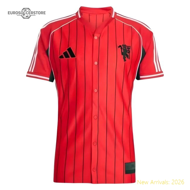 2025-2026 Man Utd US Shirt (Red)-Football Jersey Hub