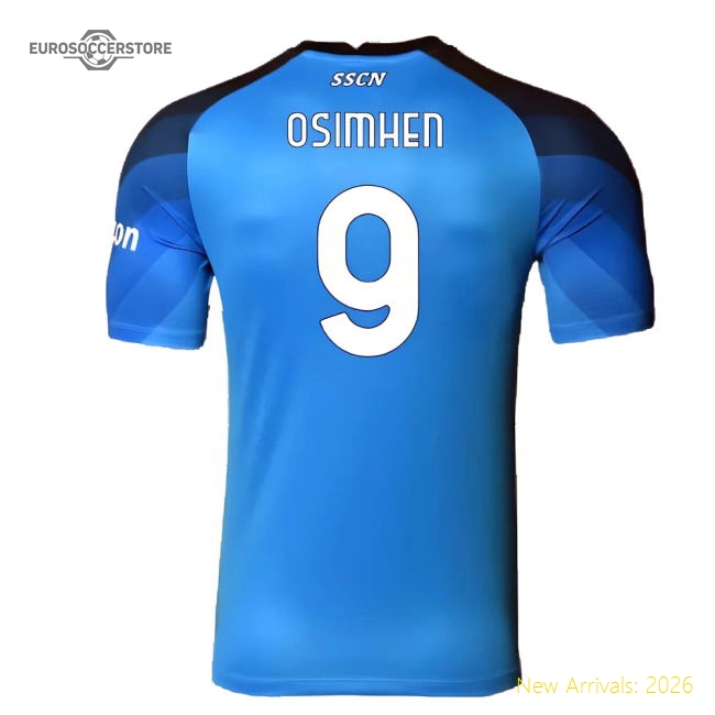 Napoli 2022-23 Player Issue Home Shirt (3XL) (Osimhen 9) (Excellent)-Vantage Point Soccer