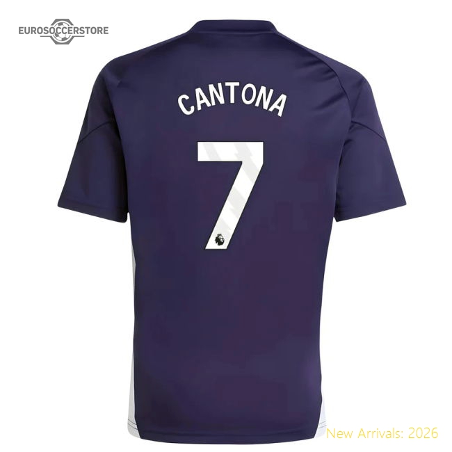2025-2026 Man Utd Training Jersey (Aurora Plum) - Kids (Cantona 7)-Football Jersey Hub