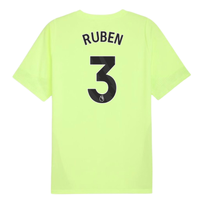 2025-2026 Man City Training Jersey (Fizzy Apple) (Ruben 3)-Football Shirts Shop