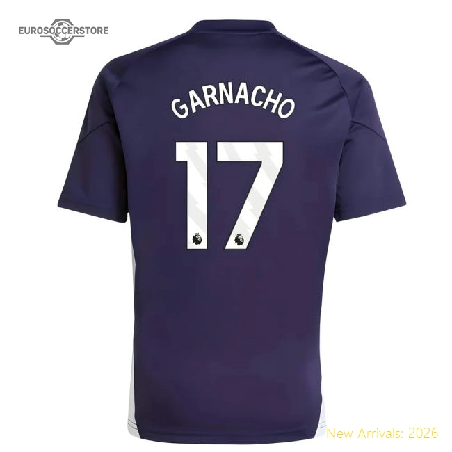 2025-2026 Man Utd Training Jersey (Aurora Plum) - Kids (Garnacho 17)-Football Jersey Hub