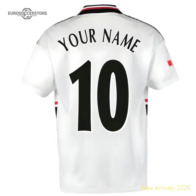 1999 Manchester United Away Football Shirt (Your Name)-Football Jersey Hub
