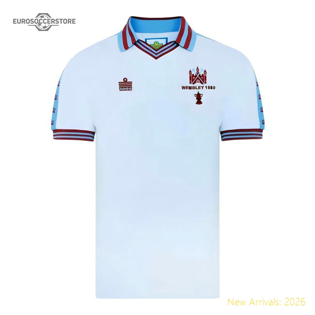 West Ham United 1980 FA Cup Final Admiral Shirt-Vantage Point Soccer