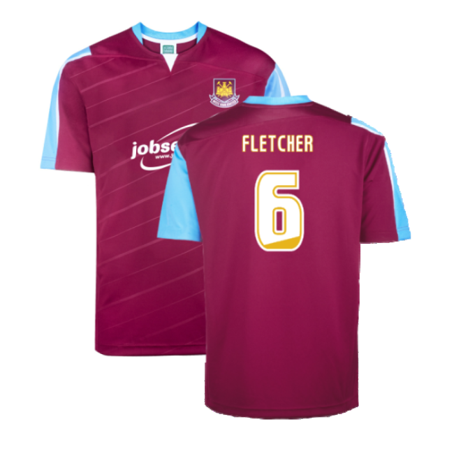 2005 West Ham Home Play Off Final Shirt (Fletcher 6)-Vantage Point Soccer