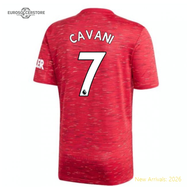 2020-2021 Man Utd Adidas Home Football Shirt (CAVANI 7)-Football Jersey Hub