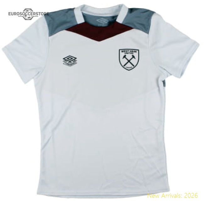 2024-2025 West Ham Training Jersey (Arctic Ice) - Kids-Vantage Point Soccer