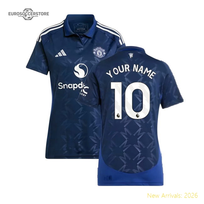 2024-2025 Man Utd Away Shirt (Womens) (Your Name)-Football Jersey Hub