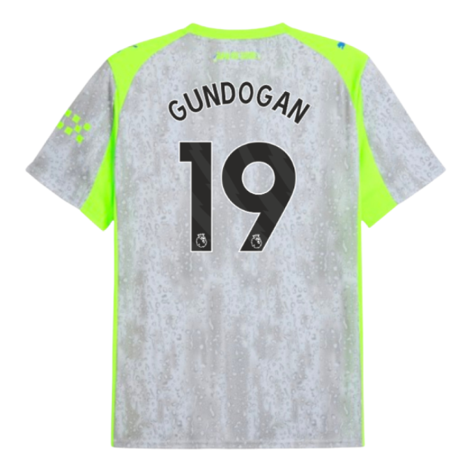 2025-2026 Man City Third Shirt (Gundogan 19)-Football Jersey Hub
