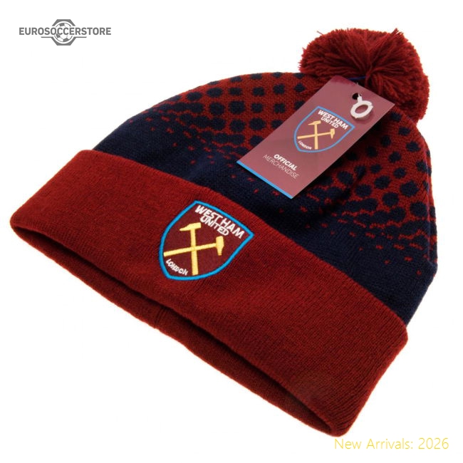 West Ham United FC Fade Ski Hat-Vantage Point Soccer