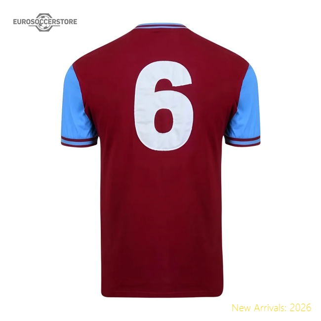 Score Draw West Ham 1966 Home Football Shirt-Vantage Point Soccer